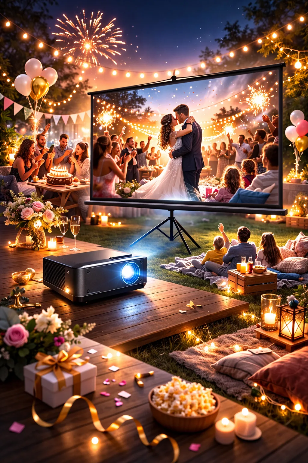 Vidéo projecteur et écran de projection — JUBIN Location